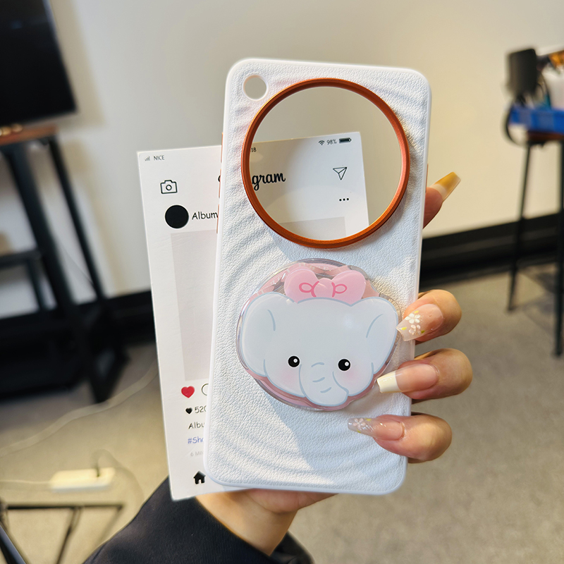 高级磁吸适用oppofinx8ultra手机壳波漾纹findx8s+保护套全包防摔oppofindx8pro软边卡通可爱磁吸气囊支架