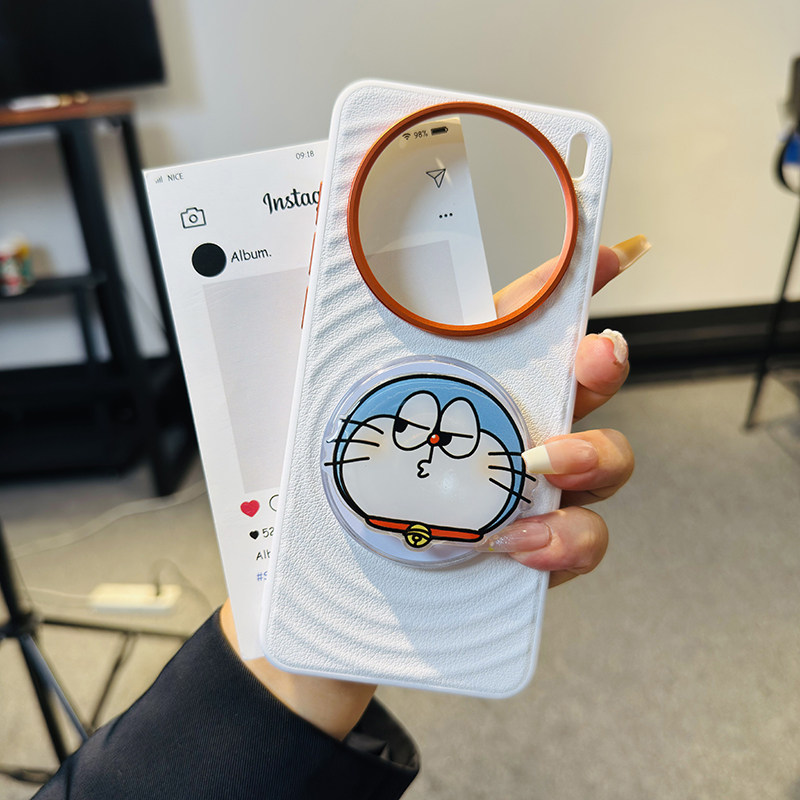 高级磁吸适用努比亚M153豆包手机壳波漾纹nubia M153保护套全包防M153豆包IA软边卡通可爱磁吸气囊支架