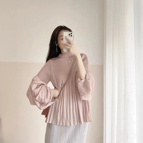 星芭莎褶皱褶皱常规上衣女