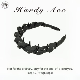 美添娇纯手作波点麻花编织倒插梳头箍高级感低调百搭与众不同时尚