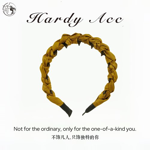 美添娇纯手工麻花编织发箍