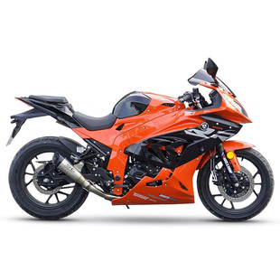 【可上牌】成人都市摩托车跑车 双R400CC水冷通勤重机车燃油整车