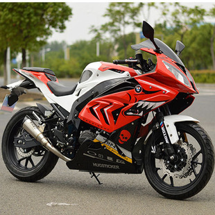 【可上牌】新款成人摩托车跑车双R400CC水冷公路赛重机车燃油整车