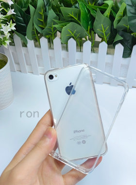 适用苹果4s手机壳iphone4硅胶简约全包防摔保护套四s的男女新款时尚超薄简约软壳潮保护壳A1431外壳A1332纯色