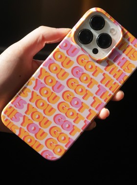 CASECIAGA13promax手机壳原创文字小众菲林亮面全包创意12pm硬壳XR