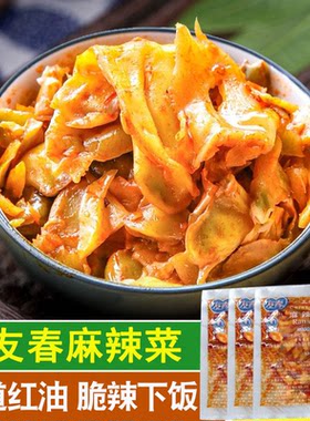 友春麻辣菜红油榨菜咸菜香辣爽口开胃下饭送粥小菜大头切片榨菜