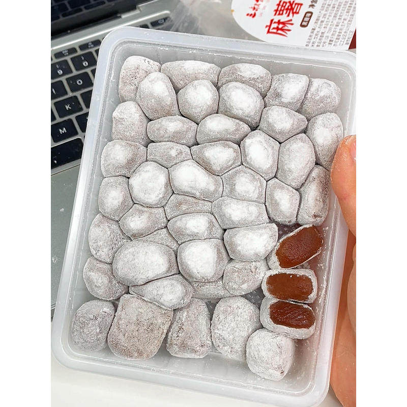 三叔公麻薯心黑糖味麻薯心夹心麻