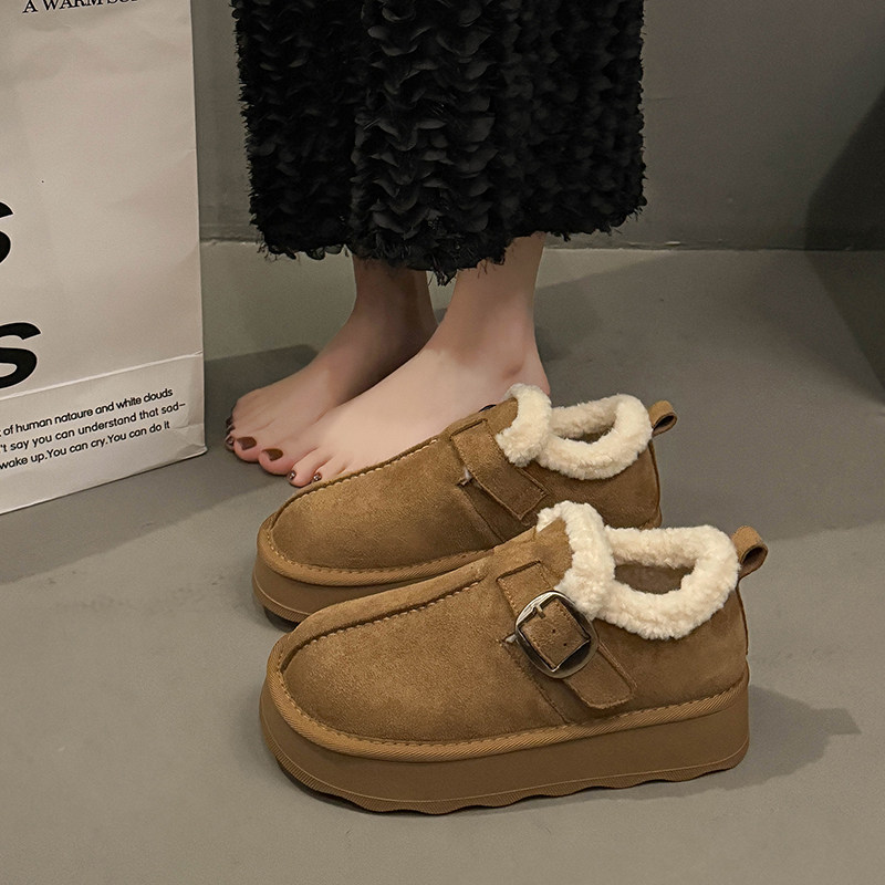 厚底增高勃肯靴女2026春秋新款百搭加绒毛毛鞋配裙子短靴0115w,女鞋,勃肯鞋/软木鞋,淘宝优惠券,粉丝福利购,淘宝优惠卷