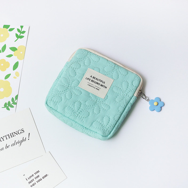 ins高颜值姨妈巾收纳包2026新款小清新马卡龙色卫生巾收纳包月事