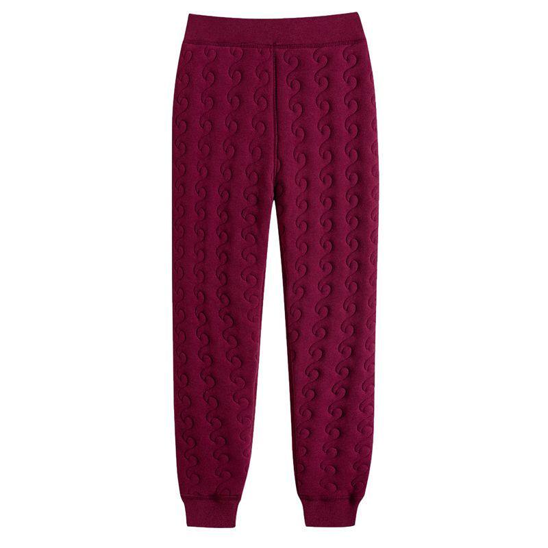 网红款女加绒校服打底裤