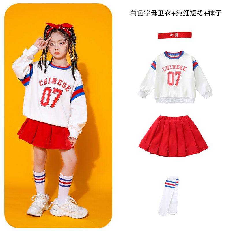 网红款儿队服中学动会体