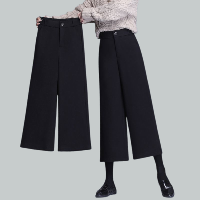 网红款呢小子腿女士子冬