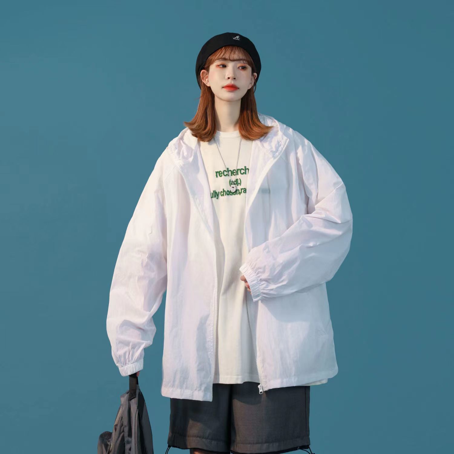 网红款色接流外套立上22