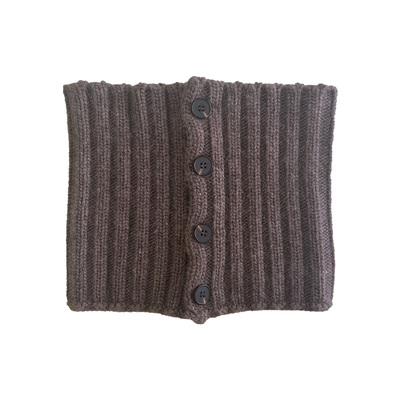 ACYCLIC棕色可调节羊毛混纺围脖