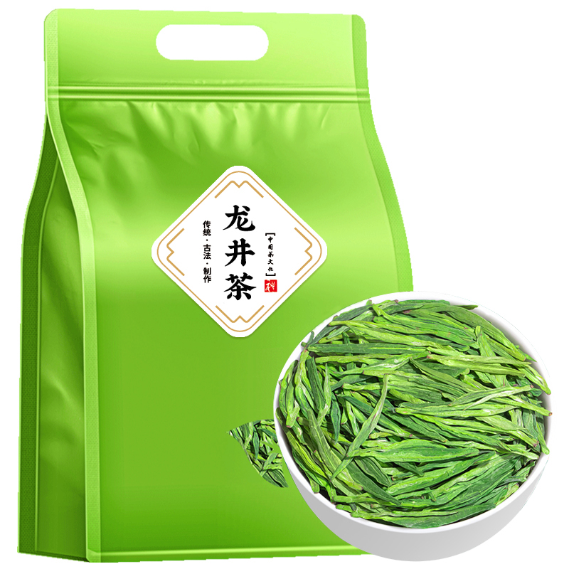 雨前龙井茶2025新茶绿茶浙江原产春茶正宗豆香自己喝茶叶浓香250g