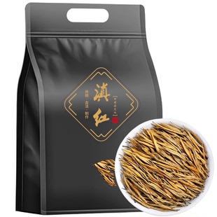 滇红小金针 茶叶特级红茶2025新茶云南凤庆金丝金芽工夫红茶散装