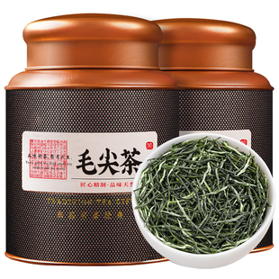 毛尖茶叶2025新茶明前特级正品绿茶官方旗舰店罐装礼盒装500g