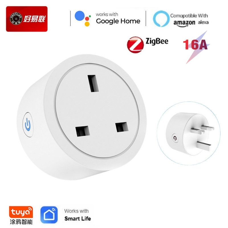 涂鸦Zigbee英规智能插座16A带计量统计英标插头直连ALexa音箱,电子/电工,智能插座,淘宝优惠券,粉丝福利购,淘宝优惠卷