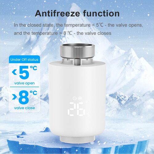 智能Zigbee智能家居暖气片阀门app语音定时恒温温控智能开关