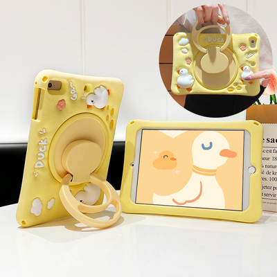 硅胶卡通捏捏鸭红米PadSE保护套