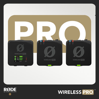 RODE罗德Wireless Pro无线麦克风领夹式话筒手机相机直播收音麦
