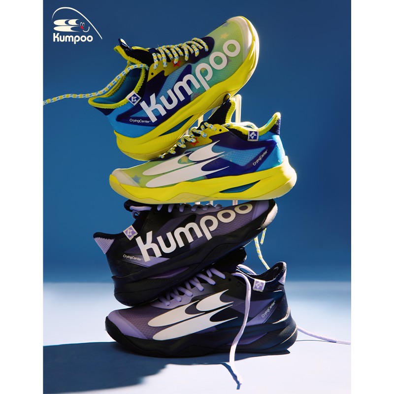 CryingCenterSports×kumpoo薰风羽毛球联名G826渐变彗星羽毛球鞋