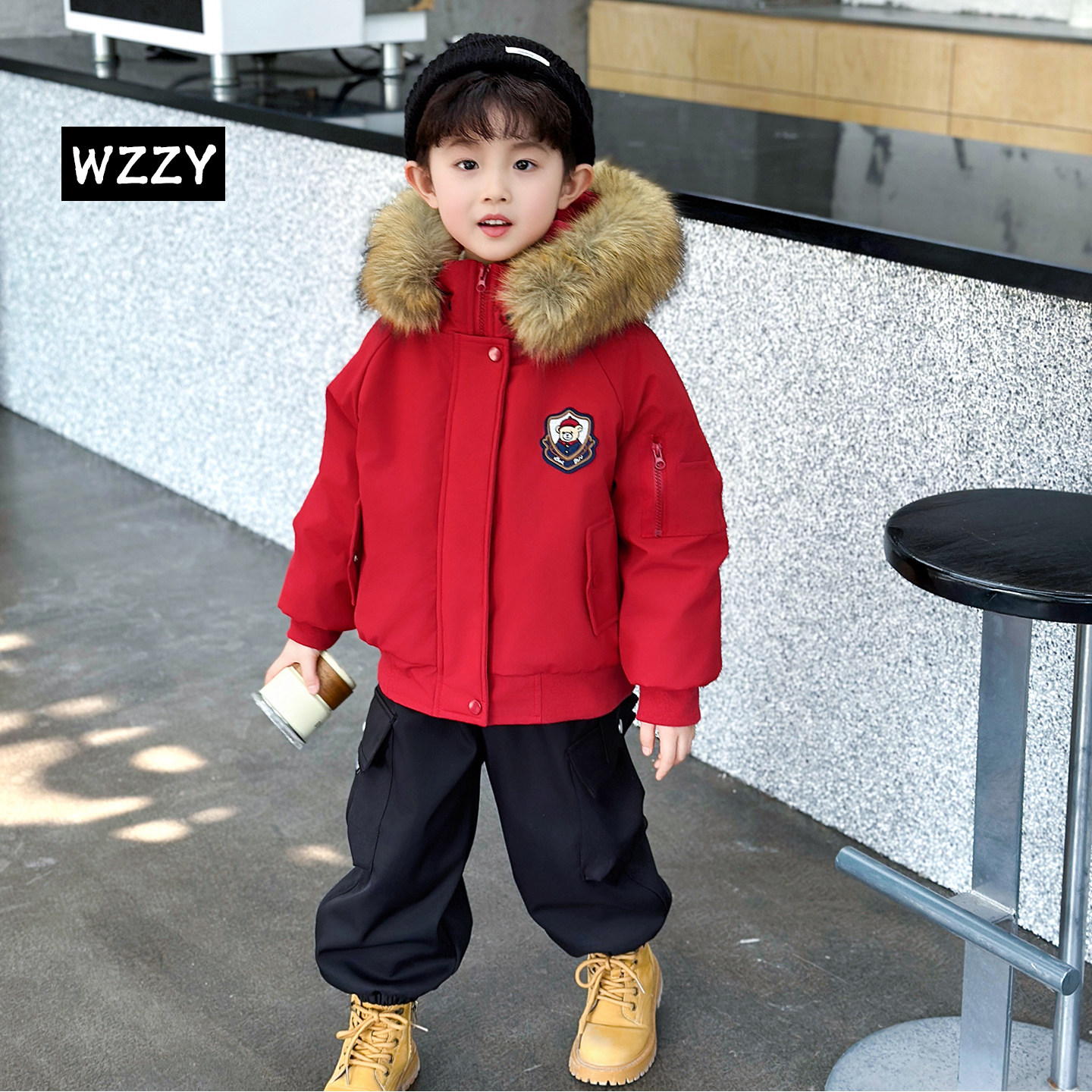 男童派克服冬季儿童加绒加厚外套2025新款洋气小男孩冬装夹克棉服,童装/婴儿装/亲子装,棉袄/棉服,淘宝优惠券,粉丝福利购,淘宝优惠卷