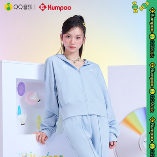 【QQ音乐联名】薰风2025新款羽毛球服女外套熏风休闲开衫连帽卫衣