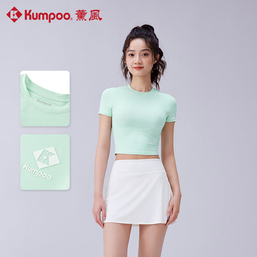 薰风2025新款羽毛球服女速干透气运动短袖比赛训练服熏风修身T恤