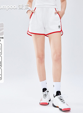 KUMPOO薰风新款羽毛球运动短裤夏季透气时尚休闲女款K242W02018