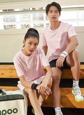 薰风正品羽毛球服简约透气运动短袖t恤女速干熏风球衣男款KW-3002