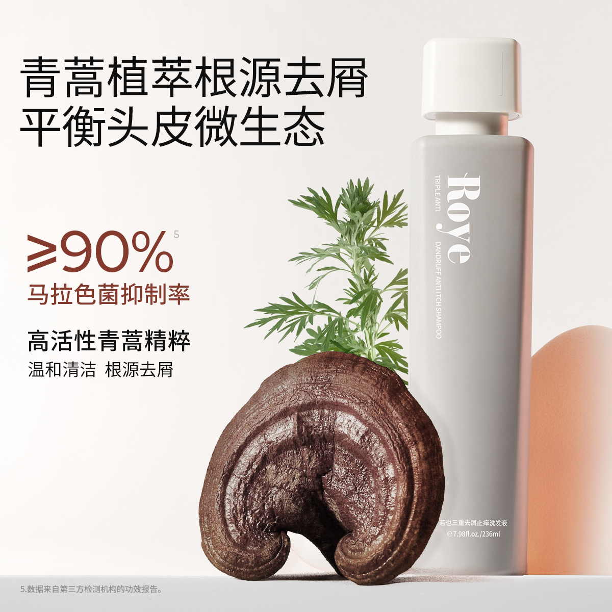 Roye若也去屑控油洗发水套装强效止痒清爽蓬松官方正品男女洗发露