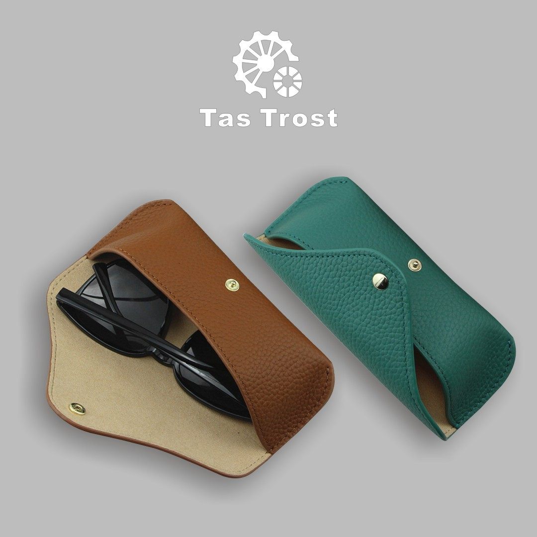 手工真皮眼镜盒头层牛皮墨镜盒便携眼镜袋男女时尚太阳镜包收纳套