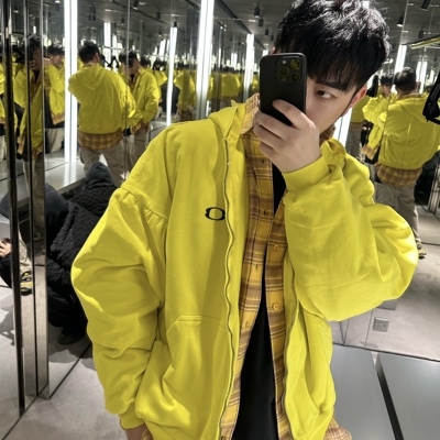 「真四件套」VANA ILUSION 四合一双环拉链帽衫拼接衬衫戴帽外套