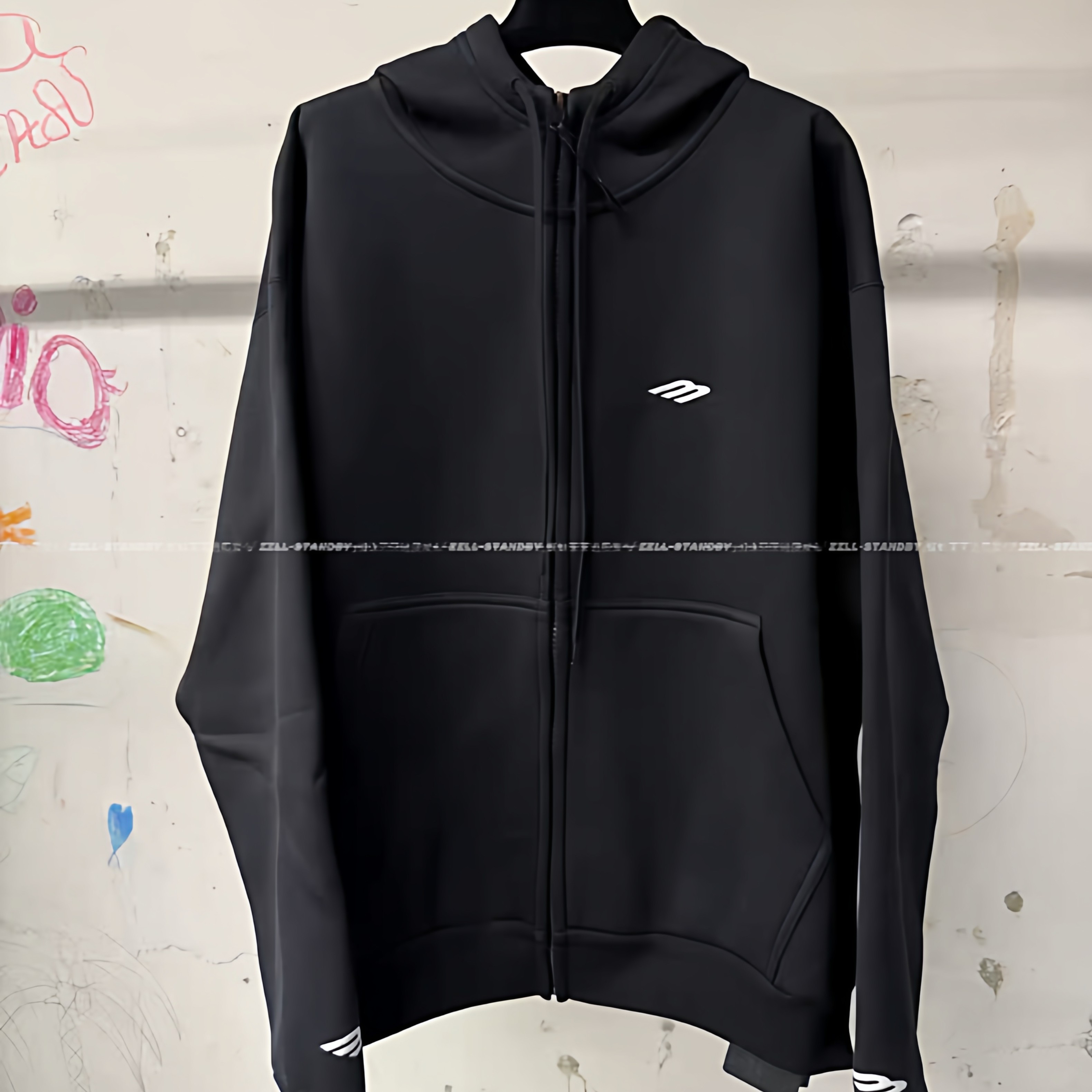 「SKI滑雪新季」 VANA ILUSION 3B刺绣内里天鹅绒保暖拉链卫衣潮