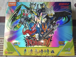 布鲁可限定假面骑士积木人对决时刻零一龙骑龙我双骑板件模型玩具