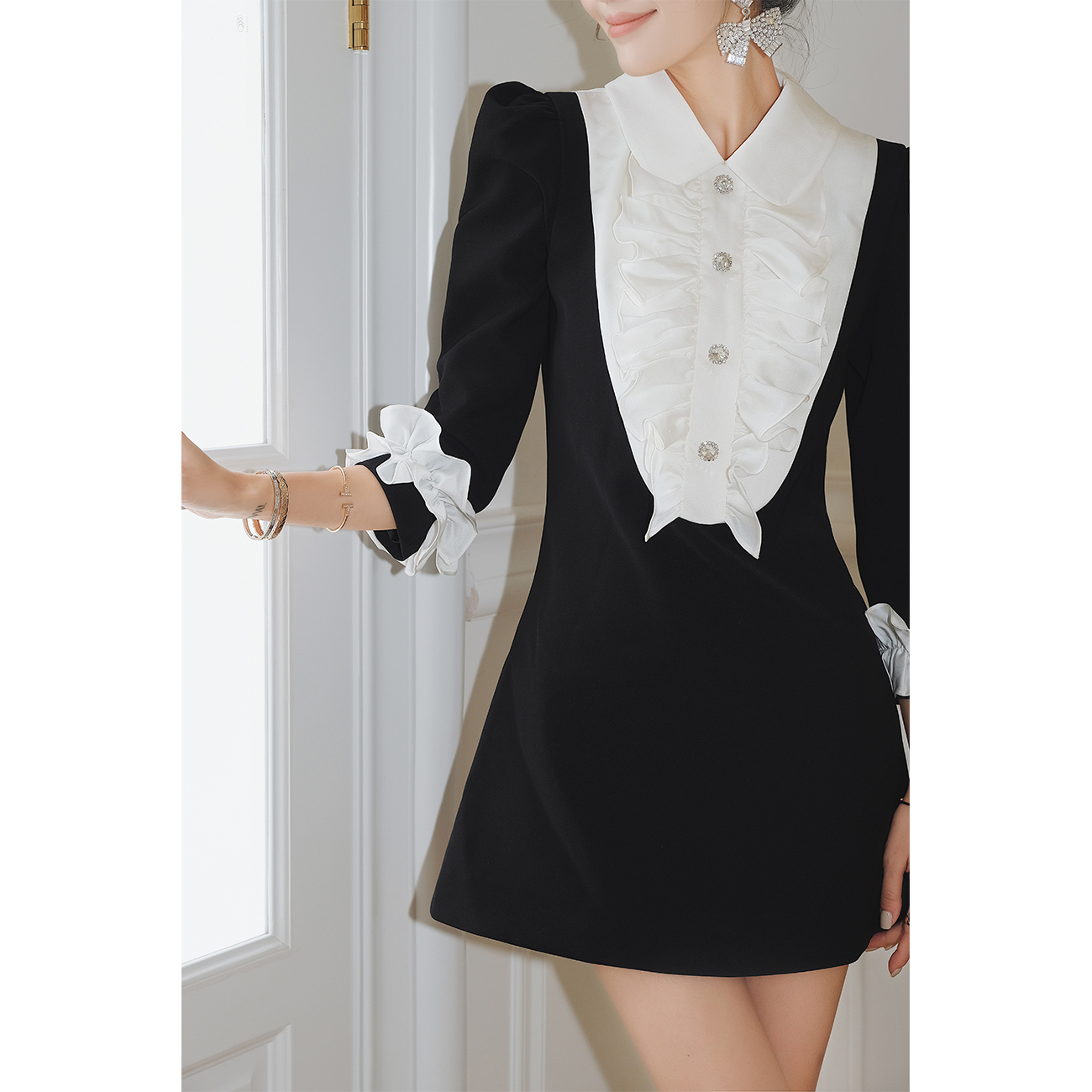 MasionWester黑色法式短裙