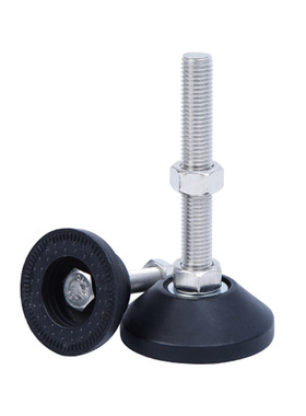 水平调节防震尼龙脚杯AJPB-D60/D80-M12/M16/M20-L100/L120/L150