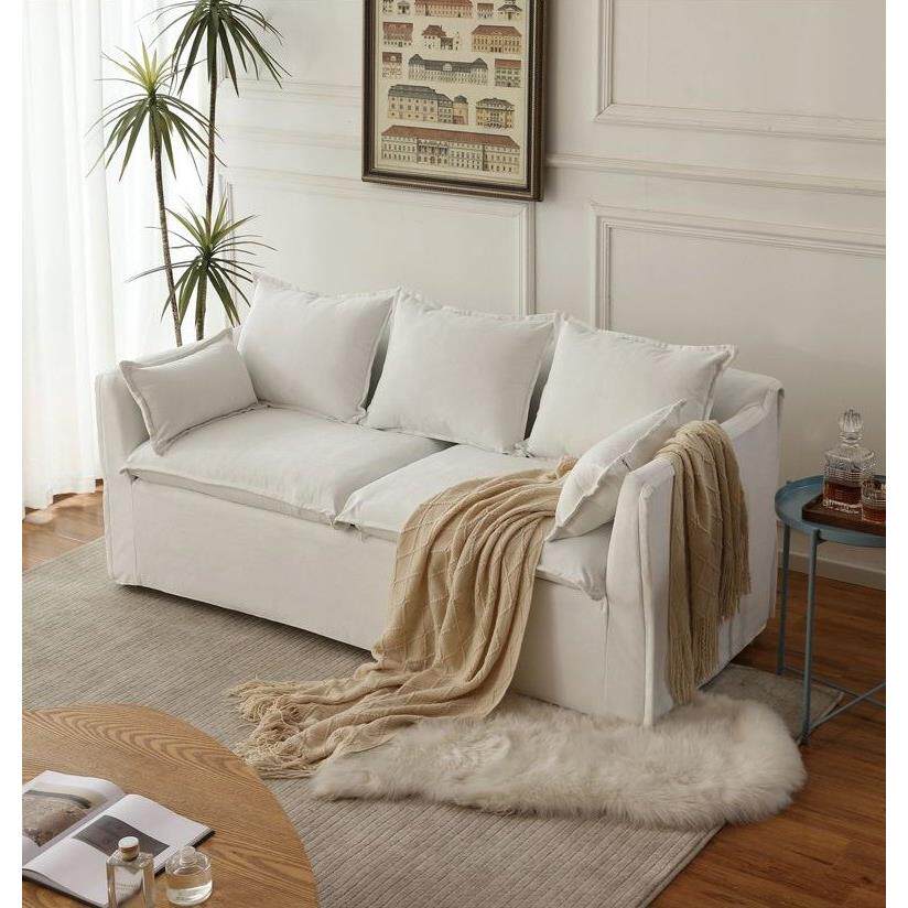 懒人沙发女生可爱卧室北欧沙发小户型布艺单人双人出租房服装店铺