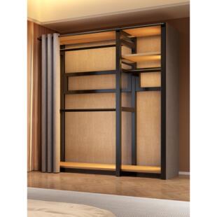 衣柜2026新款爆款家用卧室出租房结实耐用金属防尘布简易组装衣帽