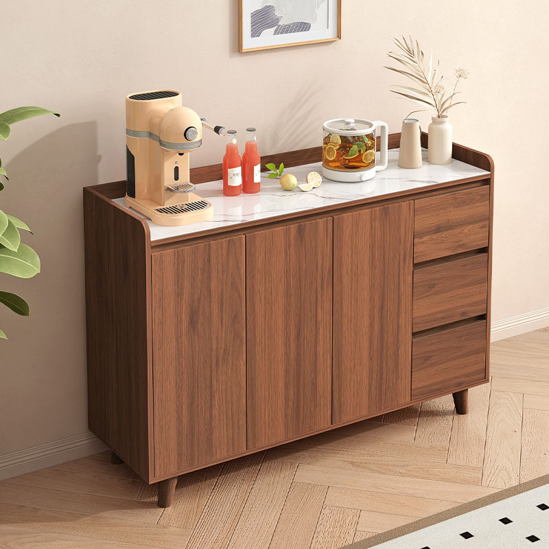 实木餐边柜岩板饭厅柜收纳柜靠墙一体杂物柜茶水柜酒柜客厅边柜,住宅家具,餐边柜,淘宝优惠券,粉丝福利购,淘宝优惠卷