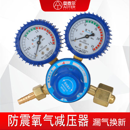 防震氧气表YQY-08减压器调压阀气体调节减压阀氧气瓶压力表