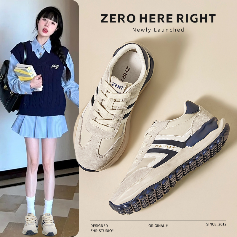 ZHR阿甘鞋女休闲鞋爆款厚底增高