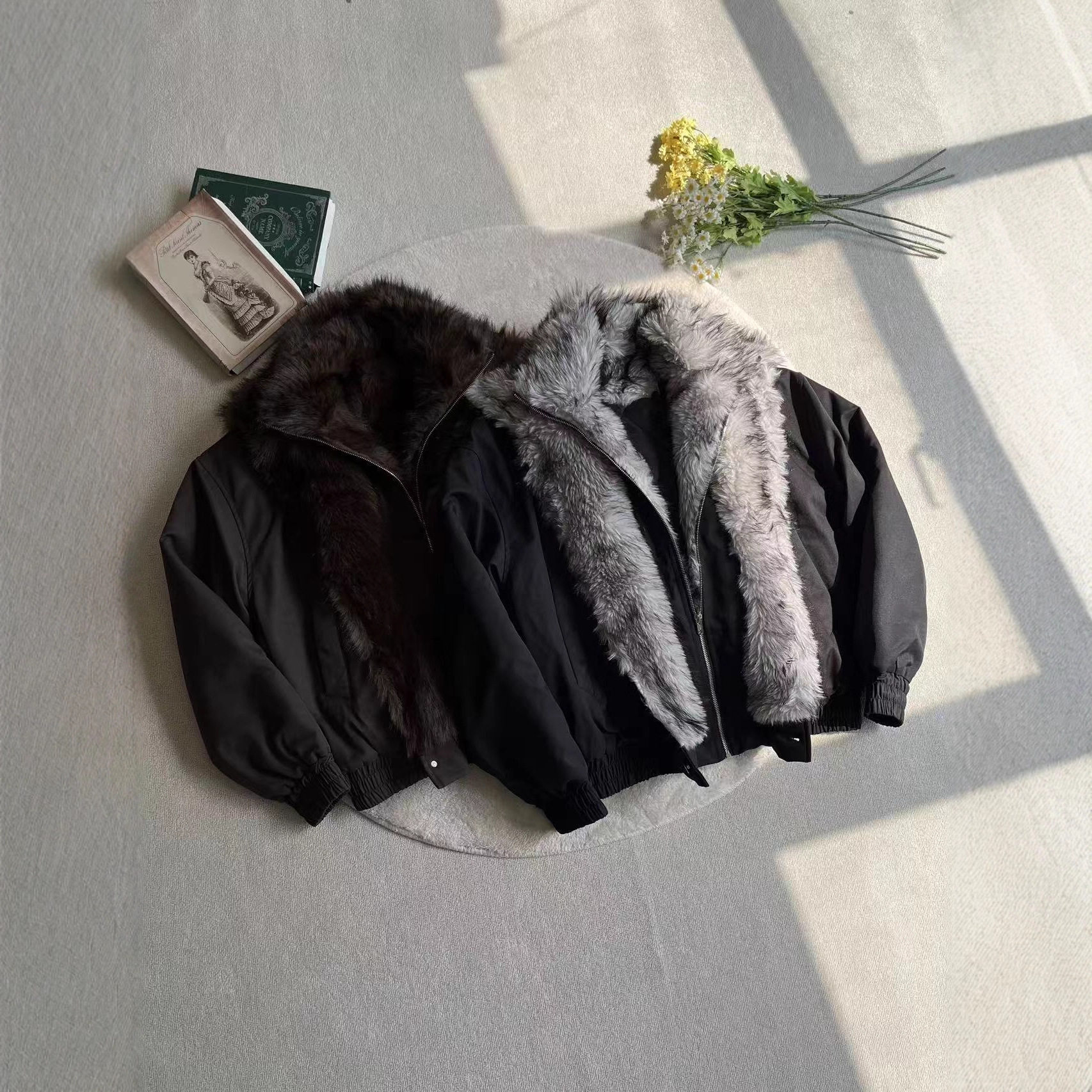 二代狼王座山雕 哈灵顿cleanfit棉服外套加厚bomber夹克