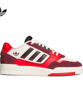 阿迪达斯三叶草红色复古篮球风板鞋运动鞋2026春男女休闲鞋KJ1110