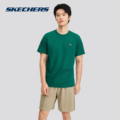 SKECHERS(斯凯奇)|（新品）2025夏中性短袖衫 L225U094-001Z