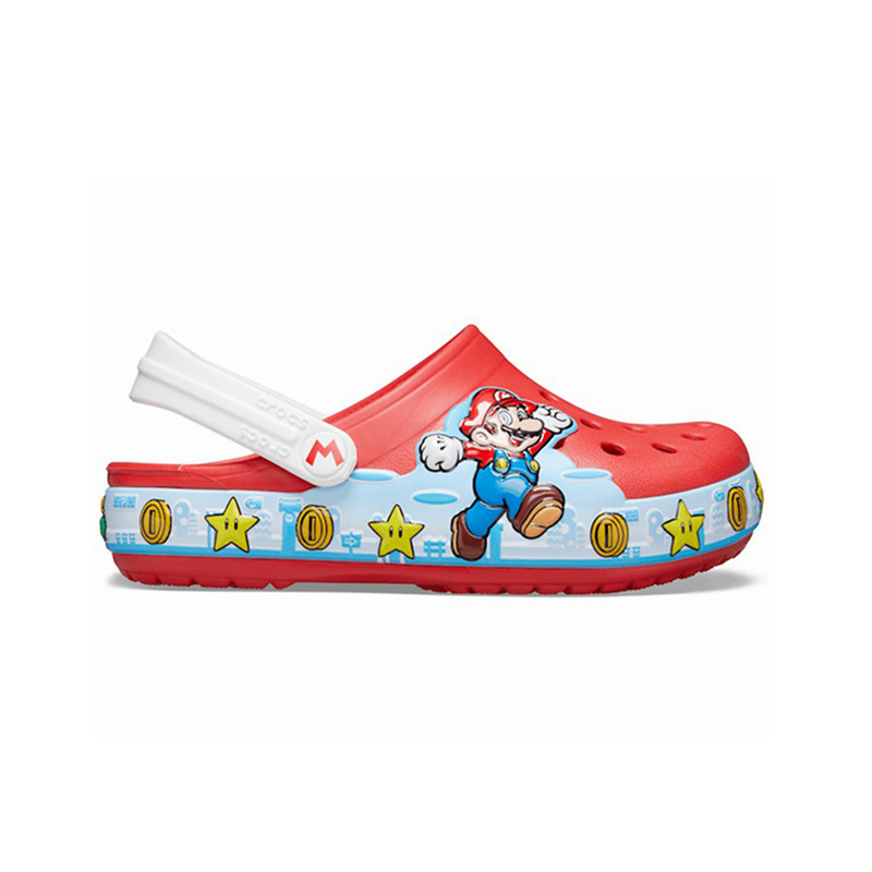 CROCS(卡骆驰)趣味学院超级马里奥酷闪小Clog洞洞鞋KCR207059-8C1