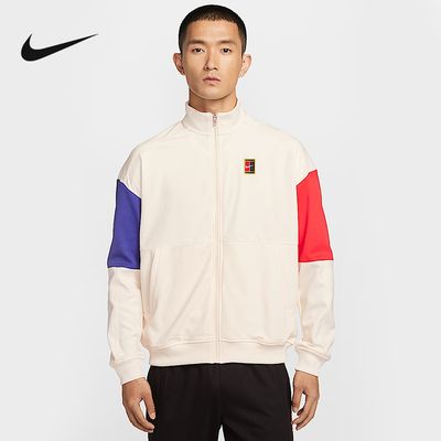 Nike耐克HERITAGE男子薄绒网球夹克夏季外套针织复古FZ6926-110