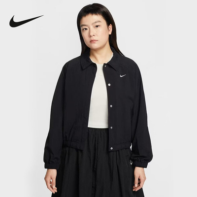 NIKE耐克女子夹克2026春新款跑步训练运动休闲翻领外套IF0213-010