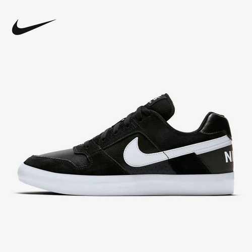 耐克男鞋Nike SB DELTA FORCE VULC黑白双翘耐磨滑板鞋942237-010